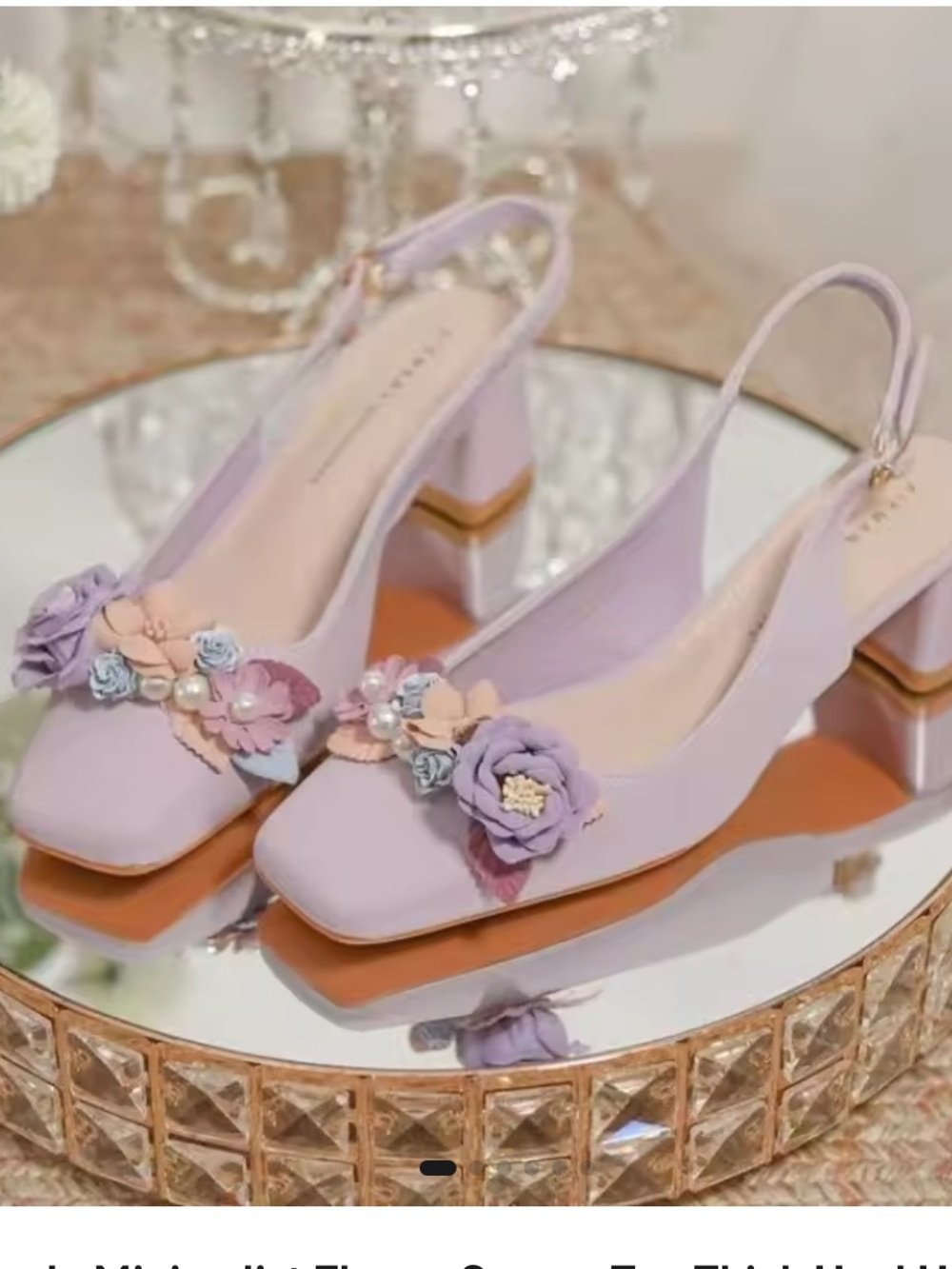 Purple shoes
